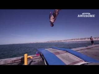 people are incredible: trampoline jumping